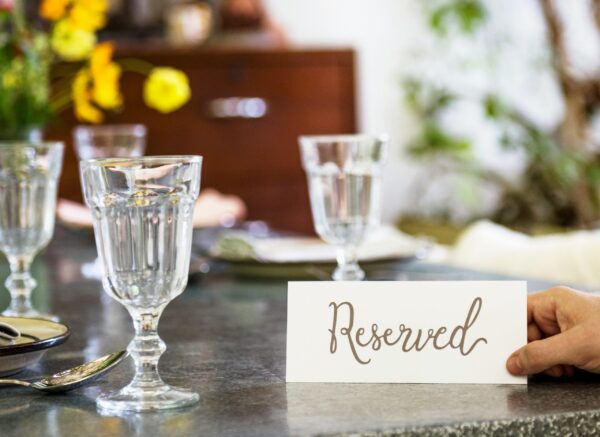 Dining accessories (Reserved Tags, Napkin Holders. etc)